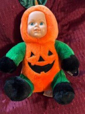 Vintage 2000 Kelly Toys Pumpkin Doll